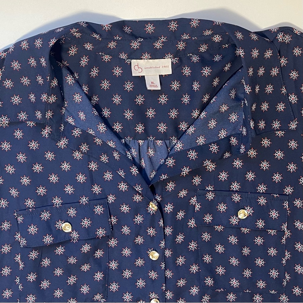 CB Established 1962 Coastal Top - Gold Buttons and Lightweight - Size XL - Picture 10 of 13